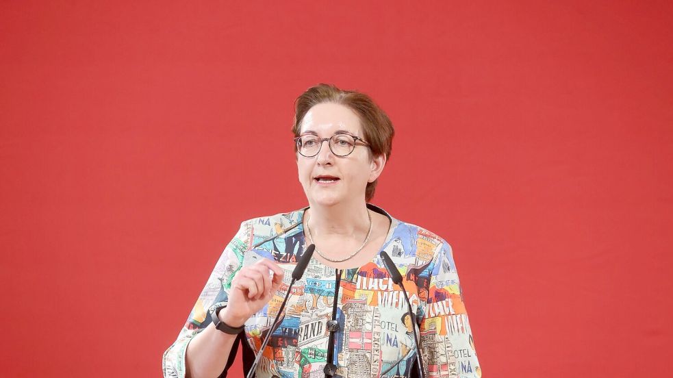 Bundesbauministerin Klara Geywitz ist mit Blick auf die demografische Entwicklung in Deutschland besorgt. Foto: Bodo Schackow/dpa